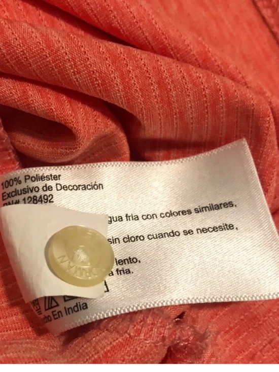 Greg Norman Play Dry Performance Golf Polo – Salmon Coral Orange Shark Logo - Picture 8 of 8